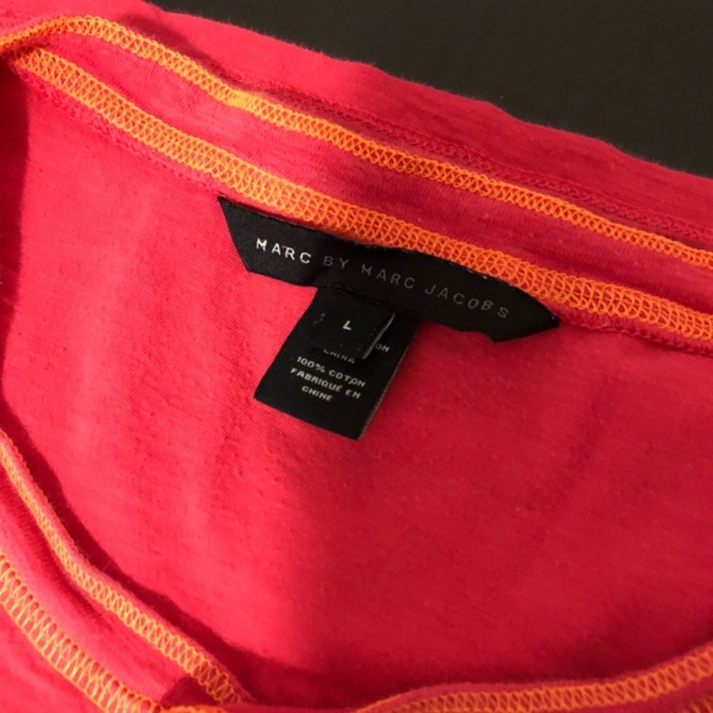 Marc by Marc Jacobs Pink Short Sleeve Top - Picture 3 of 5